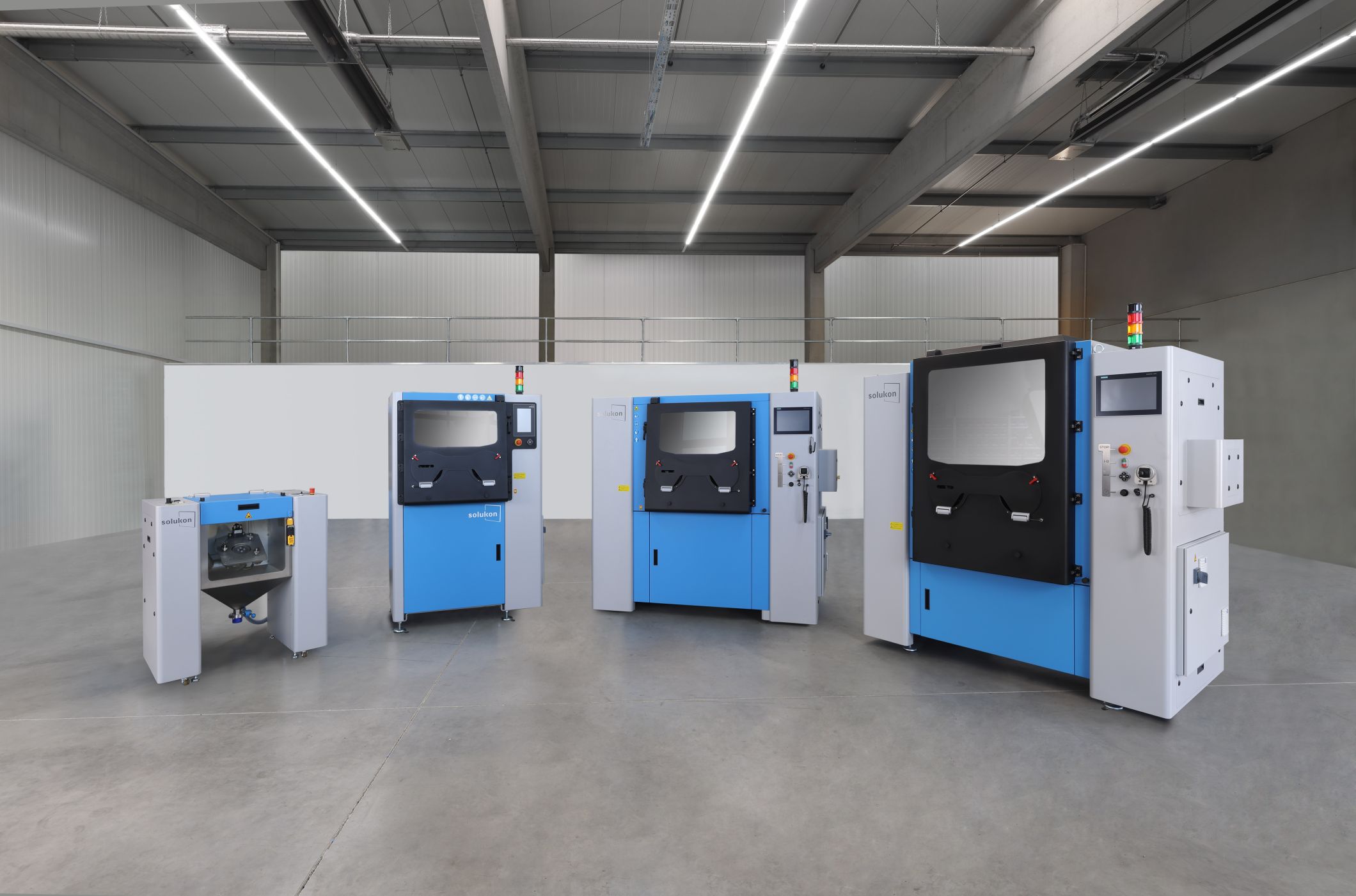 URMA Solukon Entpulverung Depowdering Metallbauteile Innenbereich