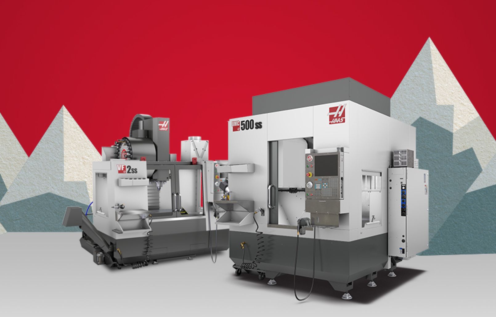 URMA Machines Promotion - 20 Years HFO Switzerland - HAAS Maschine und F1 Wagen