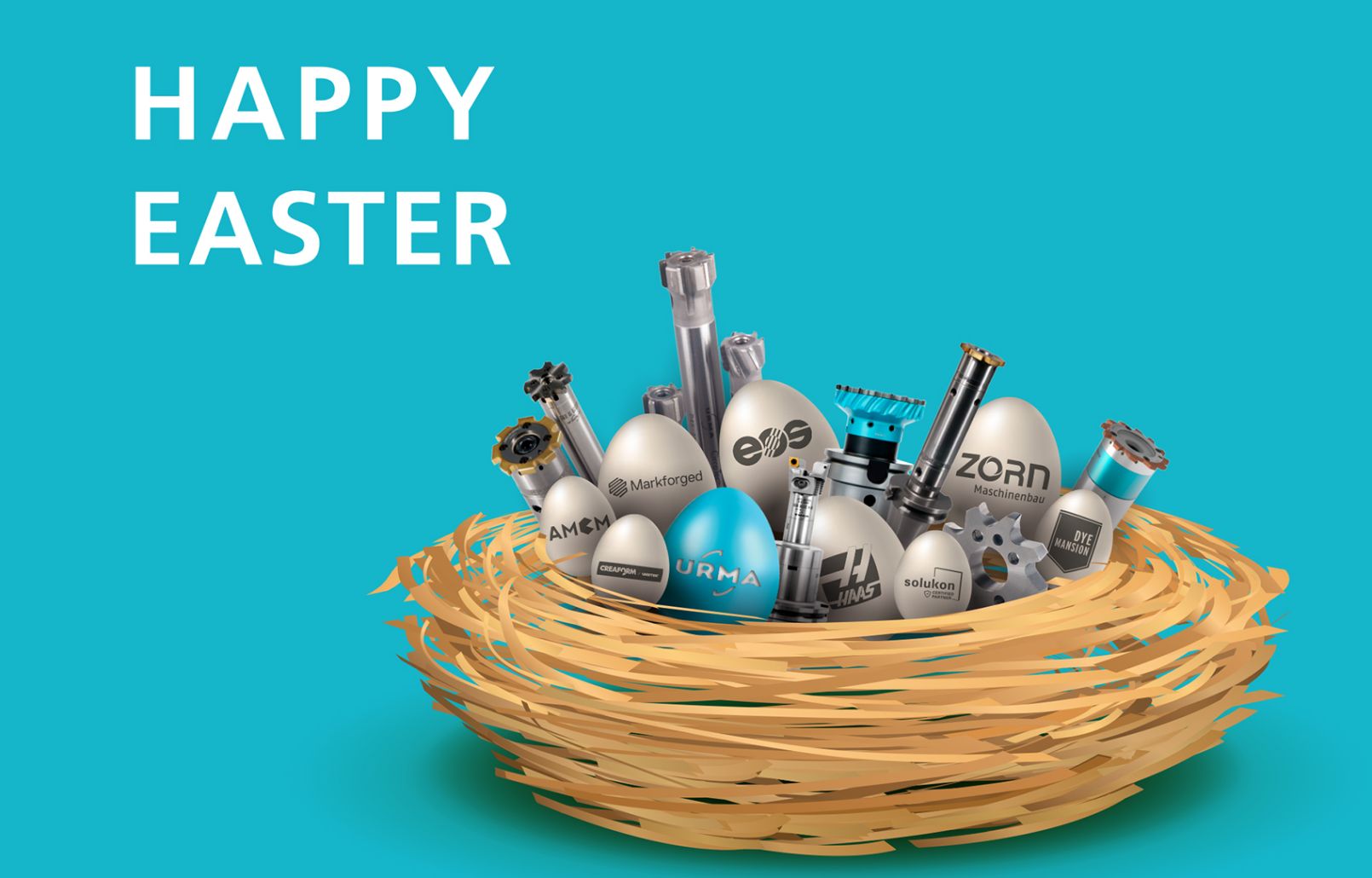 URMA AG - Easter 2024 - HAAS - Zorn - EOS - AMCM - Markforged - Creaform - Dyemansion - Solukon