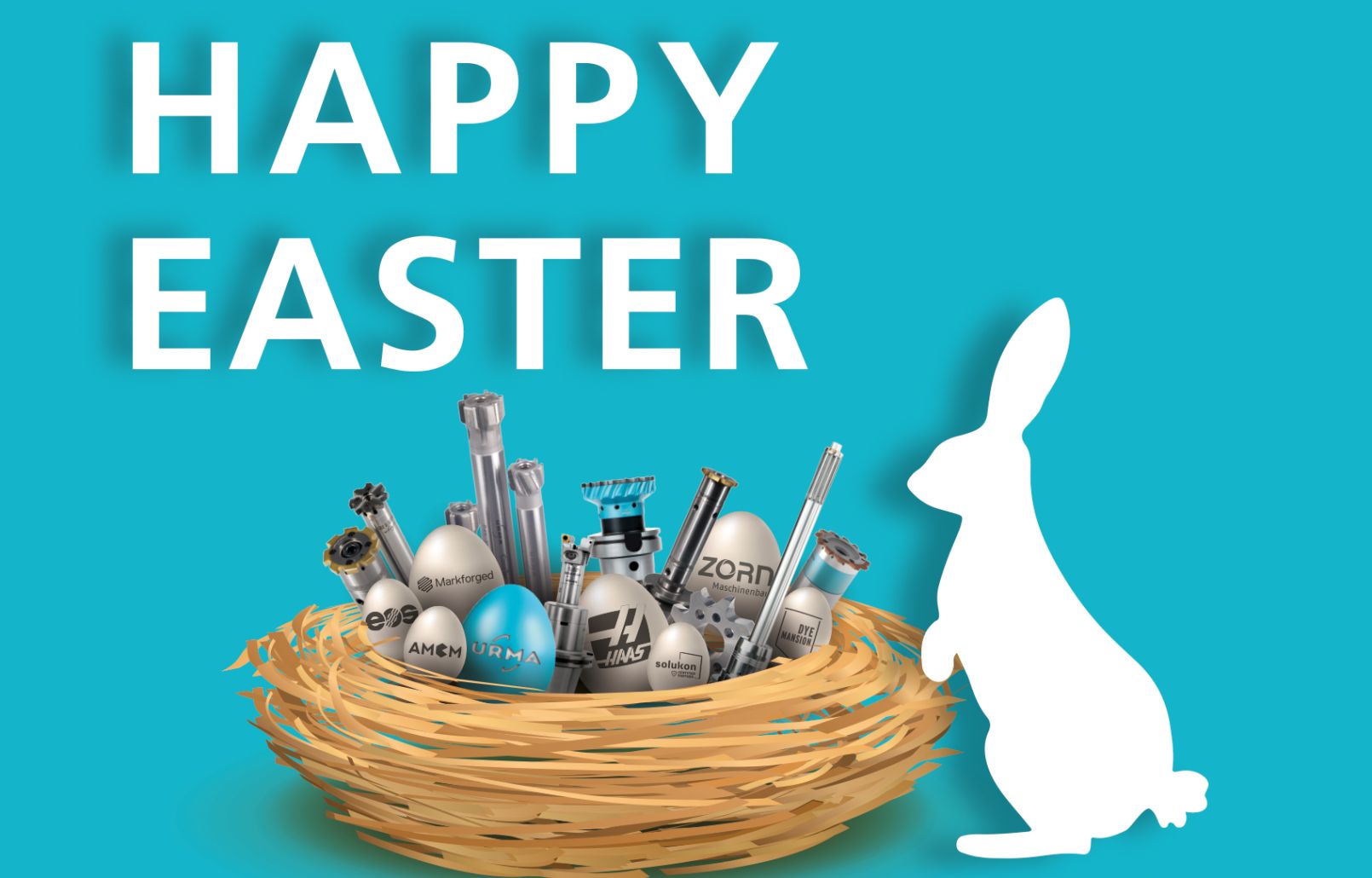 URMA AG - Ostern 2025 - HAAS - Zorn - EMCO - EOS - AMCM - Markforged - Creaform - Dyemansion - Solukon