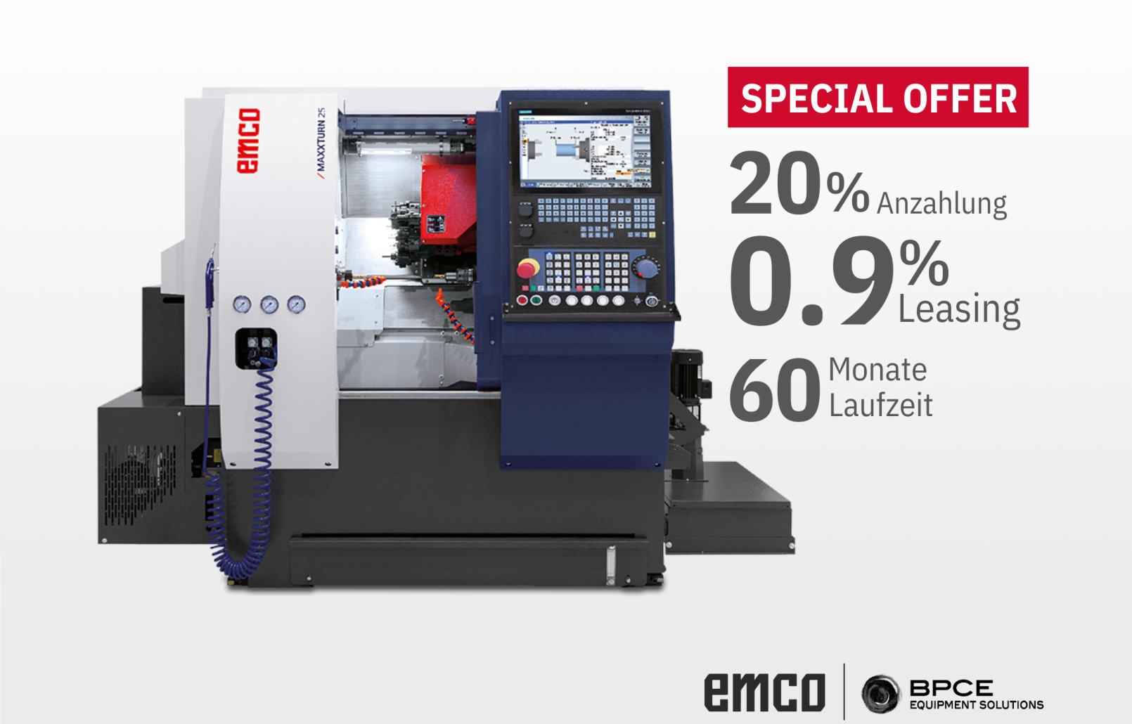 URMA Machines Promotion - EMCO - Leasing - 0%